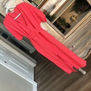 Billabong women xs dress cover-up slit tie